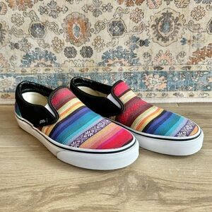 Baja Classic Aztec Blanket Vans🌵 Rare!